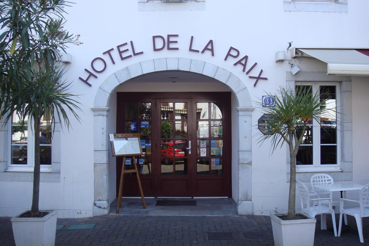 Hotel-Restaurant De La Paix Saint-Palais  Exteriör bild